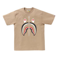 A Bathing Ape Shark T-shirt 'Beige' 1K30-110-003-BGE