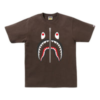 A Bathing Ape Shark T-shirt 'Brown' 1K30-110-003-BRN
