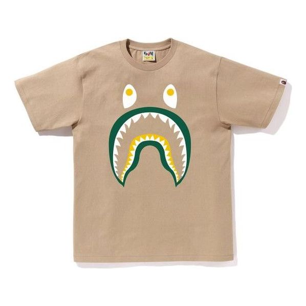 A Bathing Ape Colors Shark Ponr T-Shirt 'Beige' 1K30-110-016-BEG