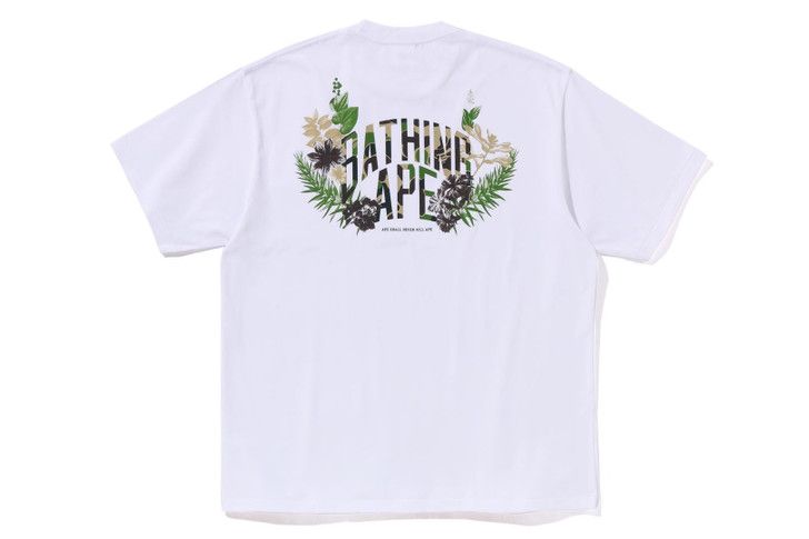 A Bathing Ape Floral Ape Head T-shirt 'White' 1K30-110-324-WHT