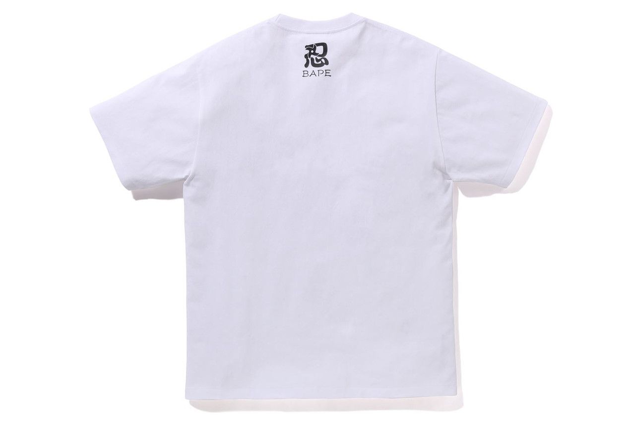 A Bathing Ape Ninja College T-Shirt 'White' 1K72-110-132-WHT