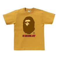 A Bathing Ape KATAKANA T-shirt 'Yellow' 1K80-110-026-YEL