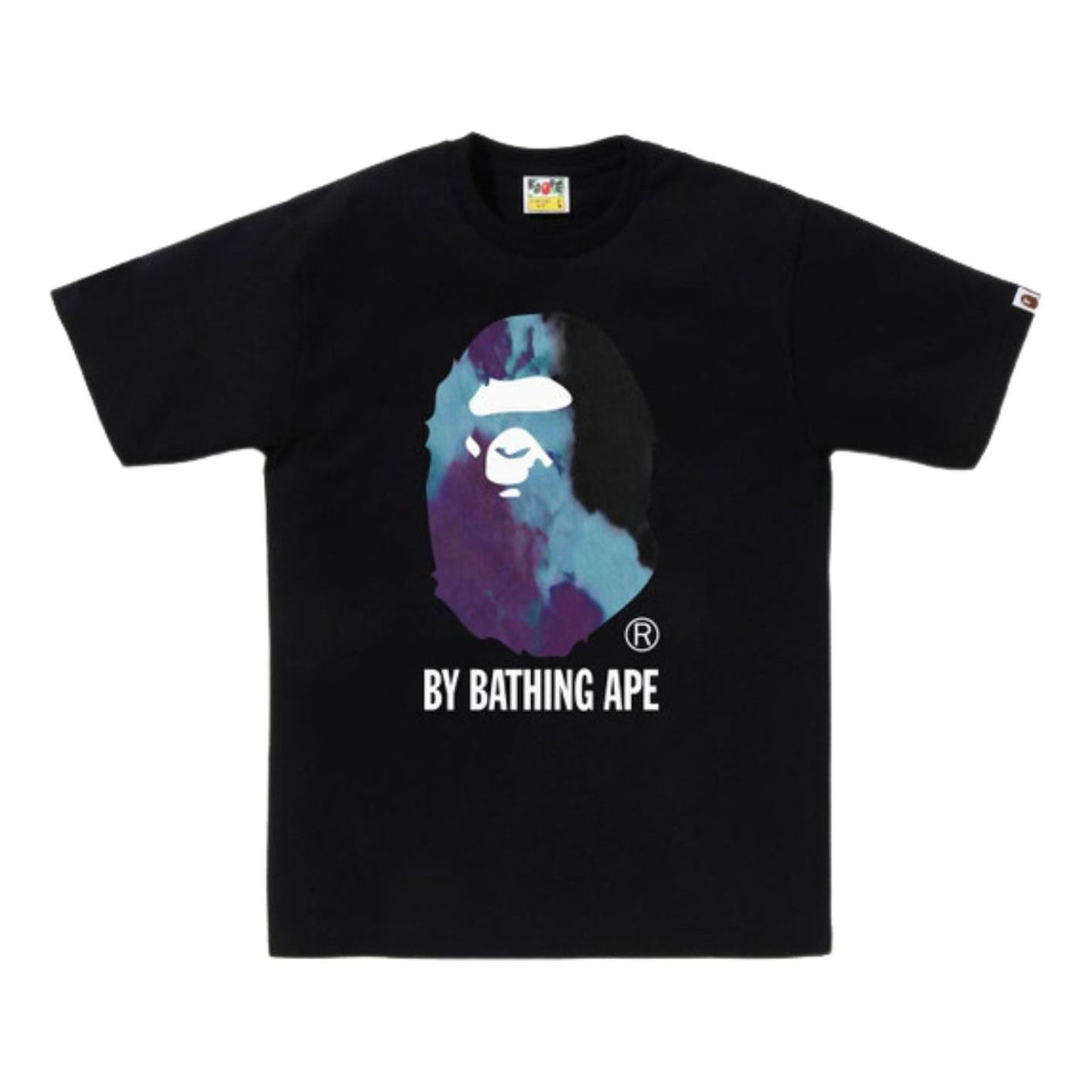 A Bathing Ape Tie Dye T-Shirt 'Black Black' 1K80-110-033-BLKBLK