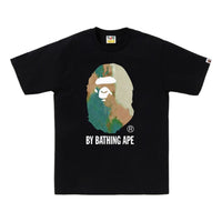 A Bathing Ape Tie Dye T-Shirt 'Black Beige' 1K80-110-033-BLKBGE