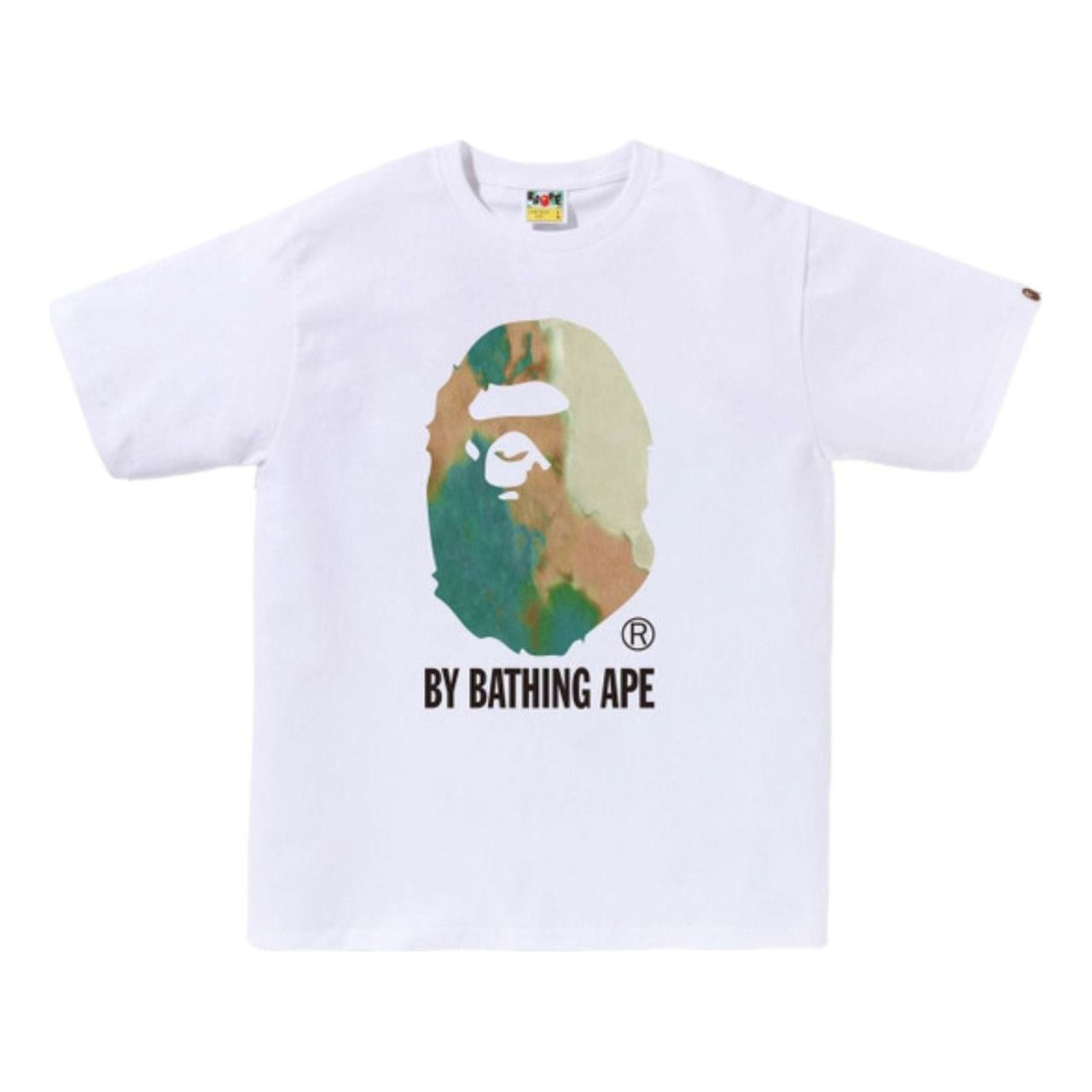 A Bathing Ape Tie Dye T-Shirt 'White Beige' 1K80-110-033-WHTBGE