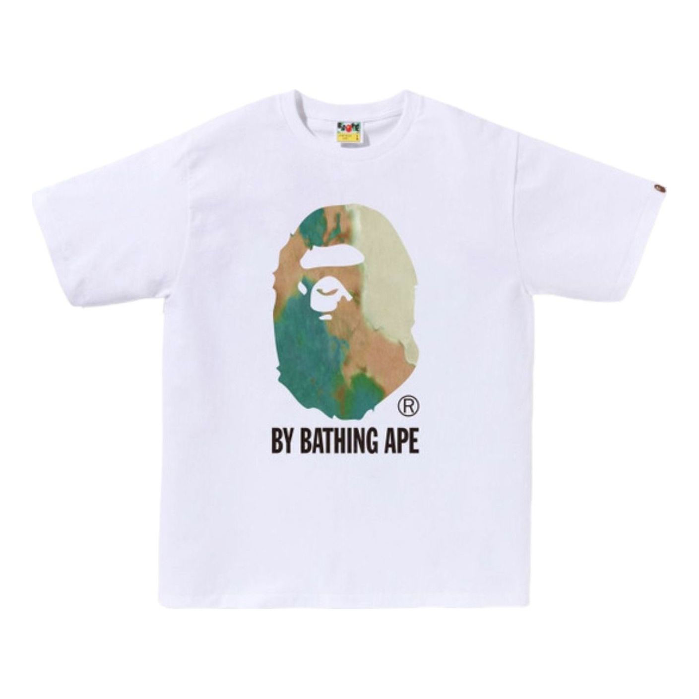 A Bathing Ape Tie Dye T-Shirt 'White Beige' 1K80-110-033-WHTBGE