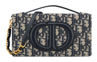 DIOR Fabric Shoulder Bag Crossbody Bag Mini Women's Blue