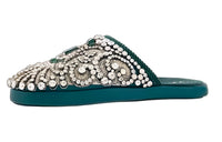 LOUIS VUITTON Wrap-toe Slippers Men's Silver