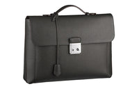 LOUIS VUITTON Soft Leather Clutch Men's Black