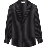 SAINT LAURENT Striped Single Breasted Pajama Shirt