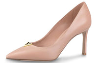 LOUIS VUITTON Heartbreaker Slim Heel High Heels Women's Pink