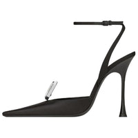 SAINT LAURENT Harlow Slim Heel High Heels 11cm Women's Black