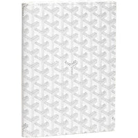 GOYARD Canvas With Calfskin Storage Bag Unisex White