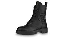 LOUIS VUITTON Territory Short Ankle Boots Women's Black