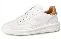 LOUIS VUITTON Beverly Hills Stylish Skateboarding Shoes Men's White