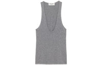 SAINT LAURENT Tank Tops Women's Gray