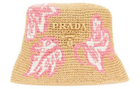 PRADA Viscose Bucket Hats Women's Yellow