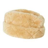Loro Piana Shearling Sheep Leather Hats & Caps Women's Cream
