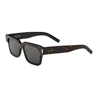 SAINT LAURENT Recycled Acetate Square Sunglasses Unisex Tortoiseshell