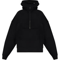 SAINT LAURENT Zip Detailed Long Sleeved Hoodie