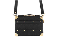 LOUIS VUITTON X Nba Handle Trunk Monogram Ball Grain Leather Black