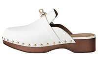 HERMES Carlotta Stylish Sandals Women's White