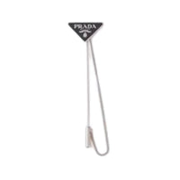 PRADA 925 Sterling Silver Brooches Men's Black