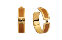 HERMES Earrings Women's Gold