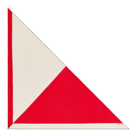 HERMES Cashmere Shawls Women's White/Red/Gray