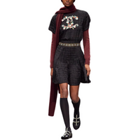 CHANEL FW24 Short-Sleeved Dresses Women's Black