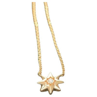 DIOR Diamond Necklaces Women's Gold