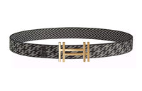 HERMES Fashion Individual Smooth Buckle Men's Width: 3.2cm