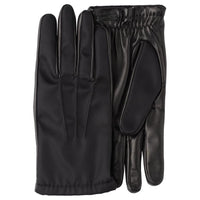 PRADA Leather Recycled Nylon Other Gloves Men's Black