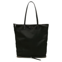 PRADA Fabric With Leather Handbag Shoulder Bag Women's Black