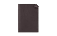 HERMES Tarmac Chamkila Goat Skin Passport Holder Regular Women's 3S Macassar Ebony