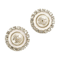 CHANEL Metal Earrings Women's Gold