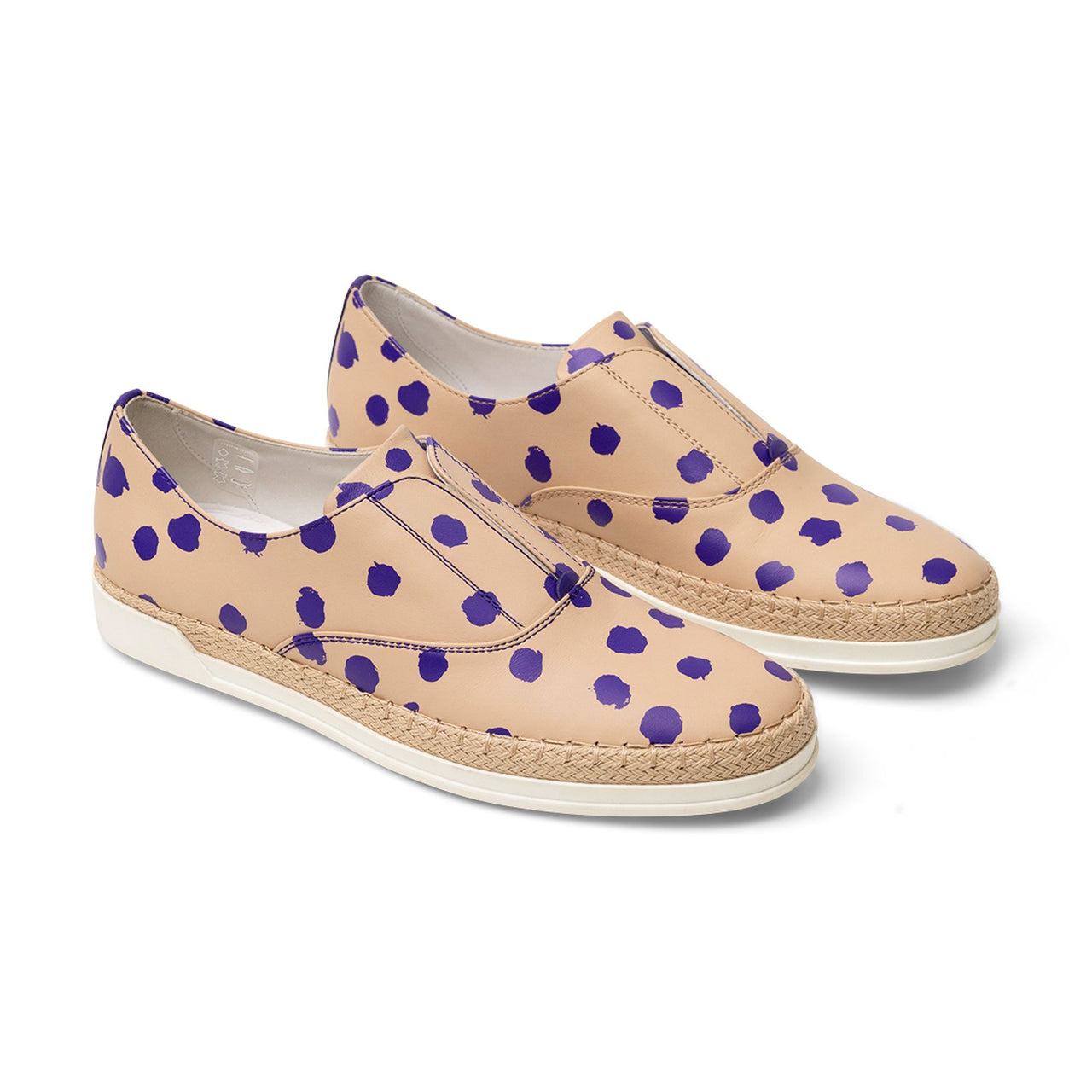 Tod's Francesina Polka-Dot Espadrilles