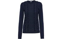 MIU MIU FW21 Loose Fit Sweater Women's Blue