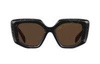 PRADA Triangle Logo Square-frame Sunglasses