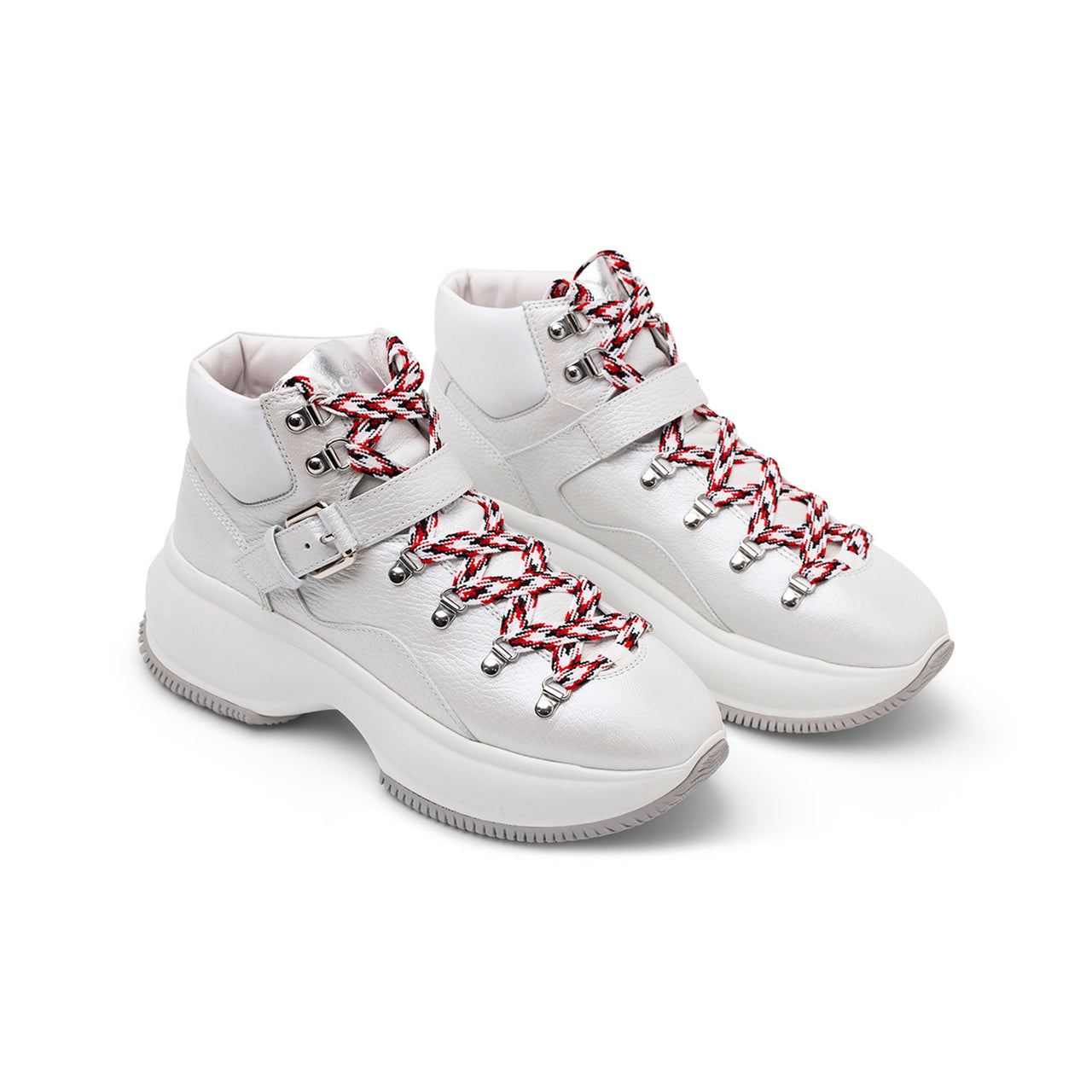 Hogan Buckled High-Top Sneakers