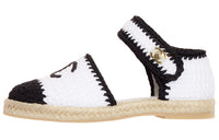 CHANEL Casual Single Shoes Women's Black White