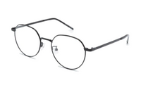 SAINT LAURENT Eyewear Matte-effect Round-frame Glasses