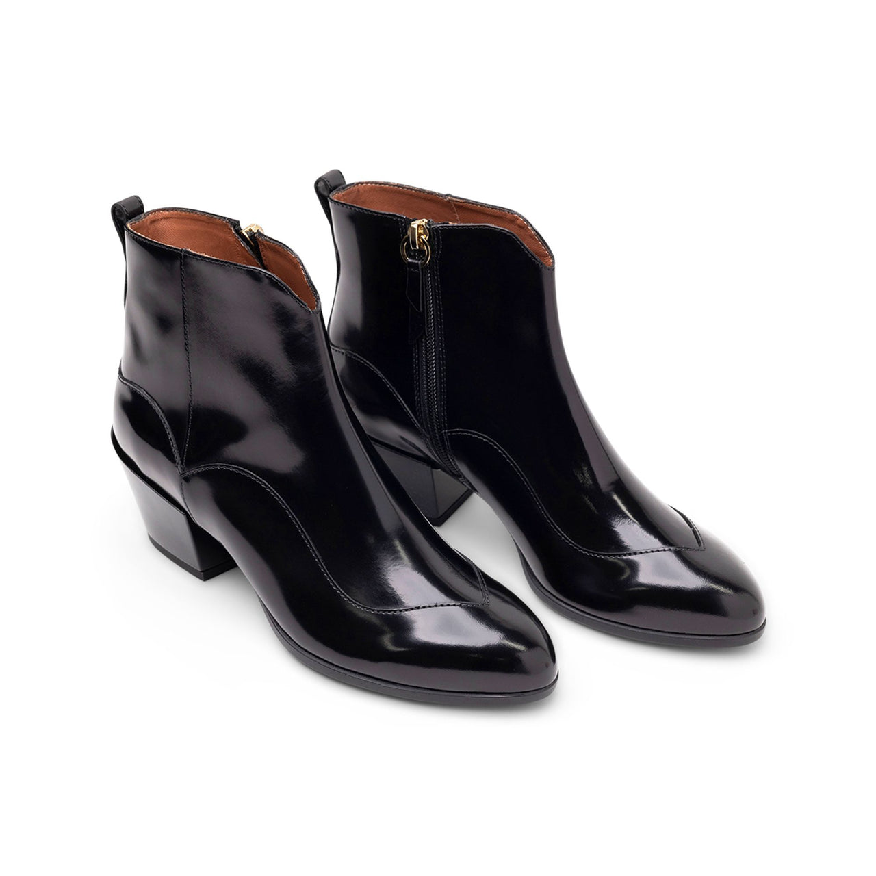 Hogan Zip Up Ankle Boots