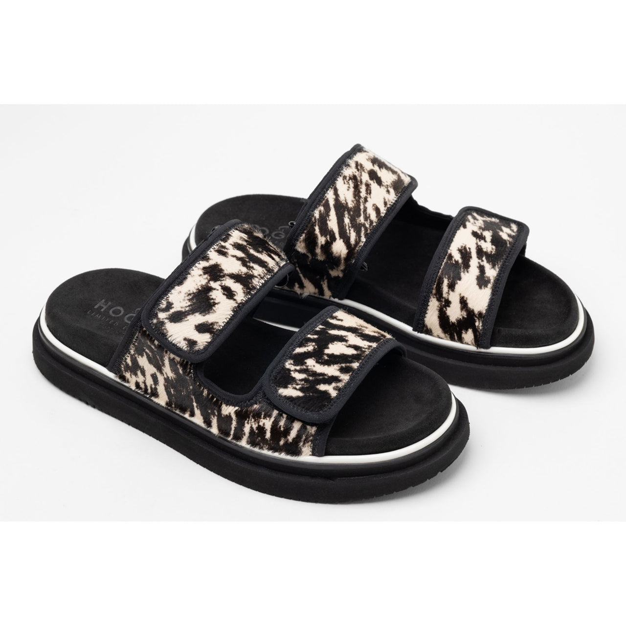 Hogan Double-Strap Flat Sandals