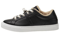 HERMES Low-Top Stylish Skateboarding Shoes Women's Black