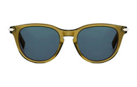 DIOR Oval Sunglasses Men's Deep Yellow