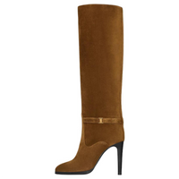 SAINT LAURENT Diane Pointed Toe Boots Women's