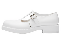 PRADA Chunky Heel Mary Jane Shoes Men's White