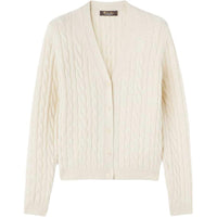 Loro Piana FW24 Cashmere Sweater Women's Pure White