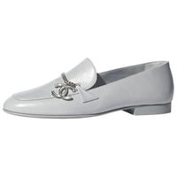 CHANEL Loafers 1.5cm Women's Gray